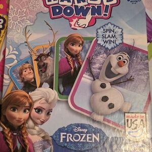 Disney Frozen Hands Down Game with Blue and Purple
